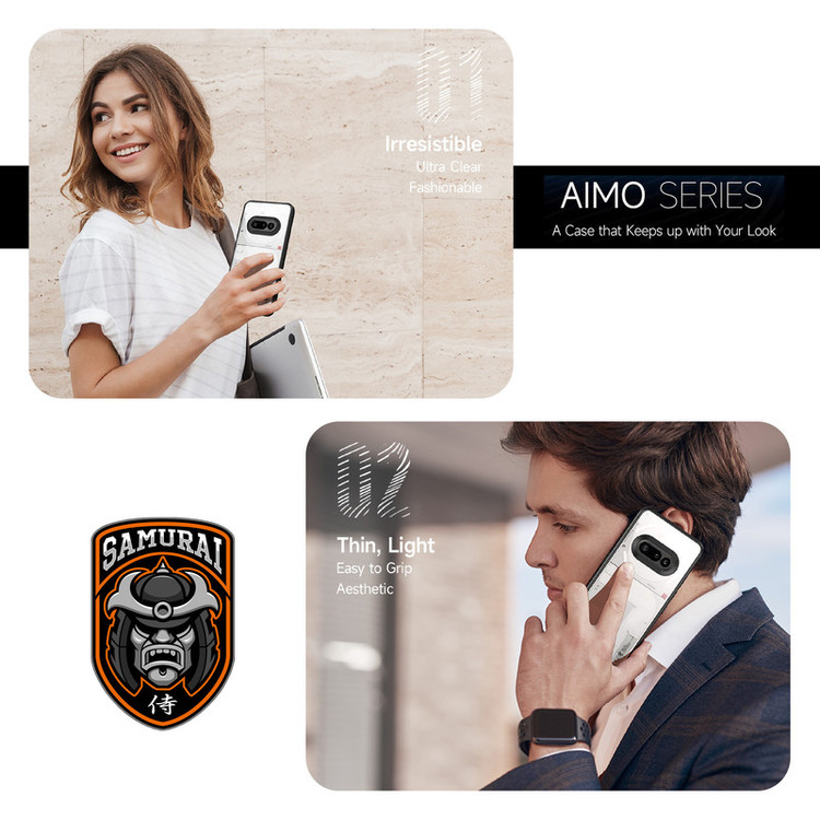 کاور سامورایی مدل Aimo مناسب برای گوشی موبایل ناتینگ Phone 3a