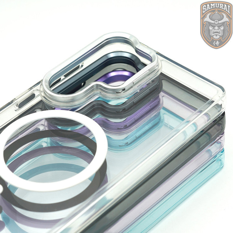 کاور سامورایی مدل Crystal Stand مناسب برای گوشی موبایل سامسونگ Galaxy S25 Ultra