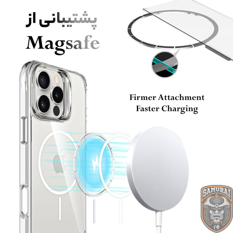 کاور سامورایی مدل Apex مناسب برای گوشی موبایل اپل iPhone 16 Pro