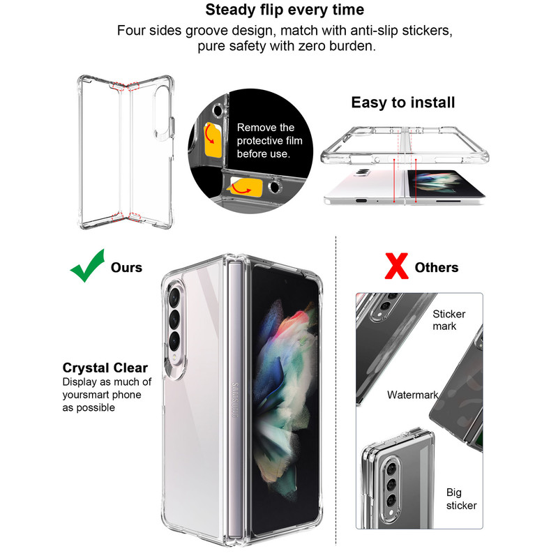 کاور سامورایی مدل PURE مناسب برای گوشی موبایل سامسونگ Galaxy Z Fold3