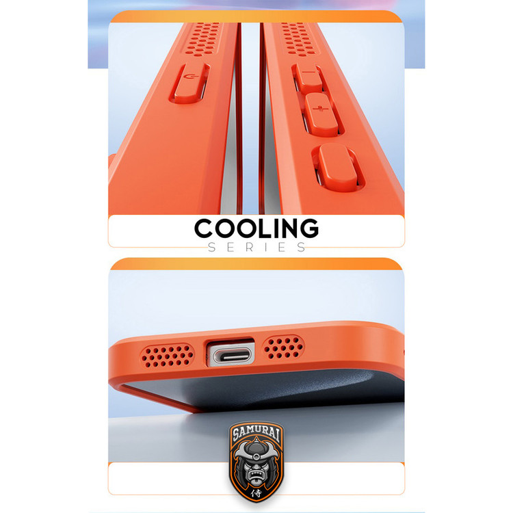 کاور سامورایی مدل Cooling مناسب برای گوشی موبایل اپل iPhone 17