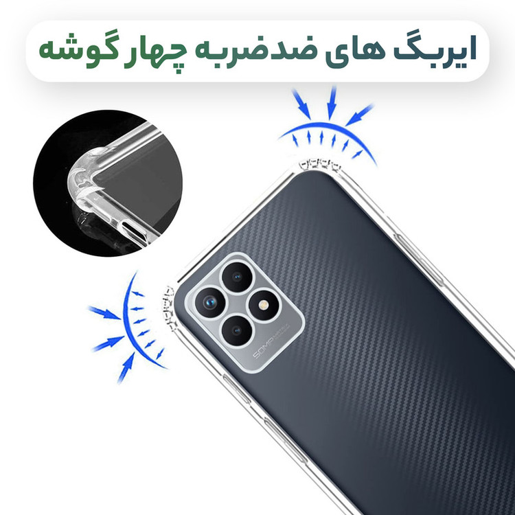 کاور سامورایی مدل Airbag مناسب برای گوشی موبایل ریلمی Realme 8i / Realme Narzo 50