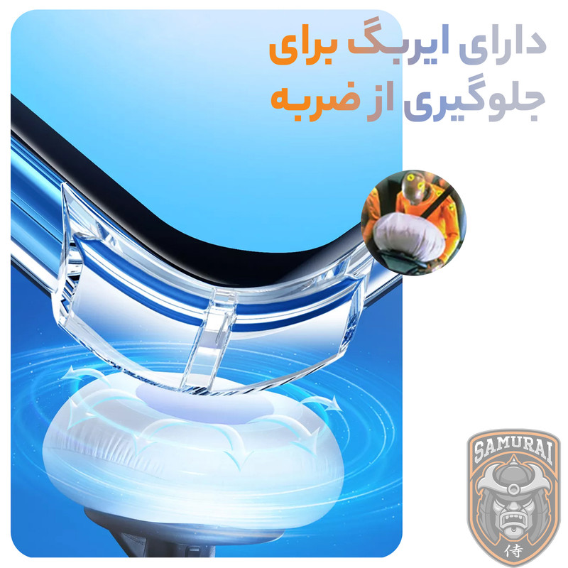 کاور سامورایی مدل Airbag مناسب برای گوشی موبایل ناتینگ Phone 3a Pro