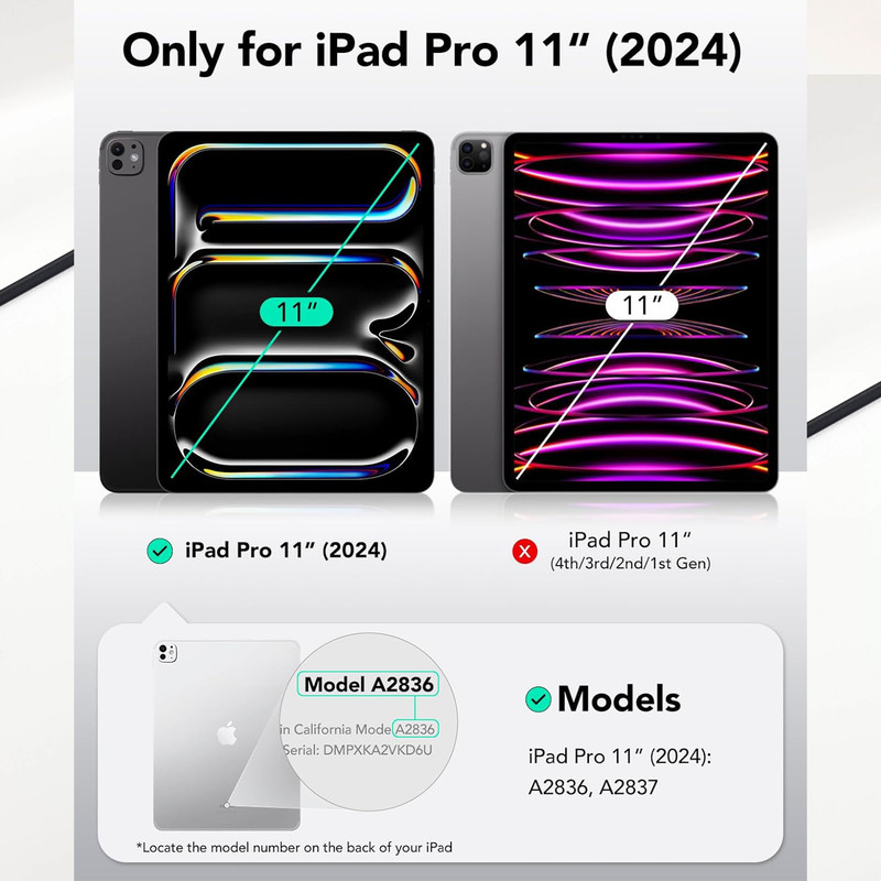 کاور سامورایی مدل Fortex مناسب برای تبلت اپل iPad Pro 11 2024