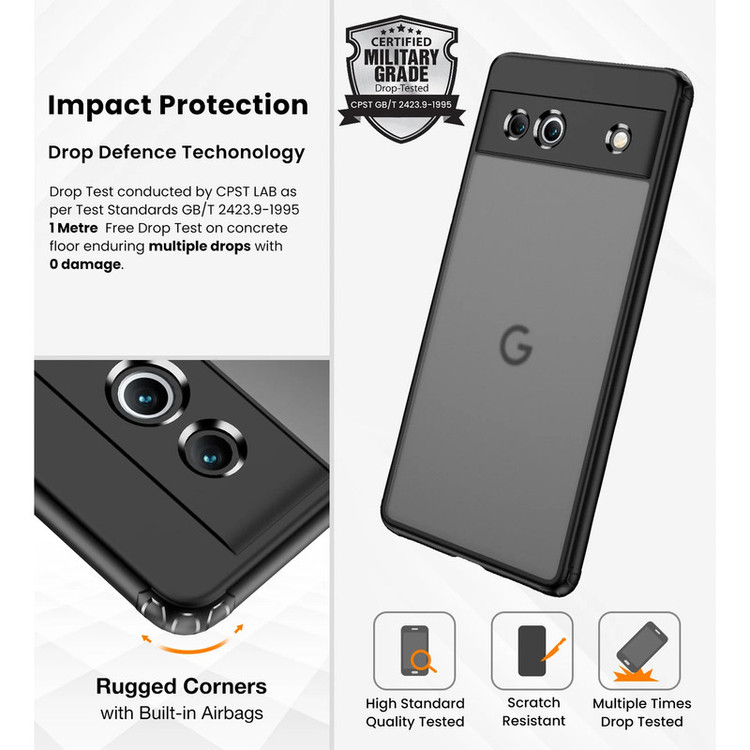 کاور سامورایی مدل Specter مناسب برای گوشی موبایل گوگل Pixel 7a