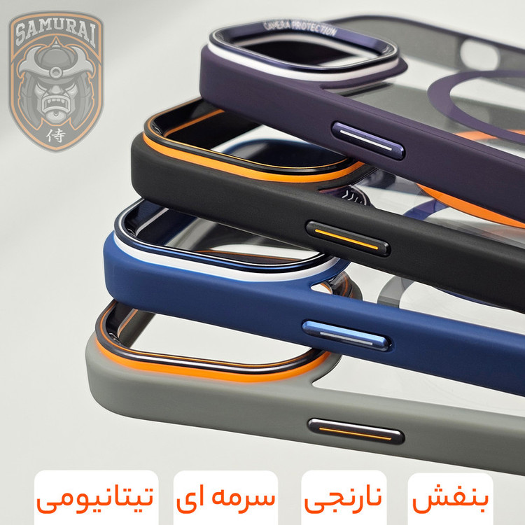 کاور سامورایی مدل Taizen مناسب برای گوشی موبایل اپل iPhone 16 Pro
