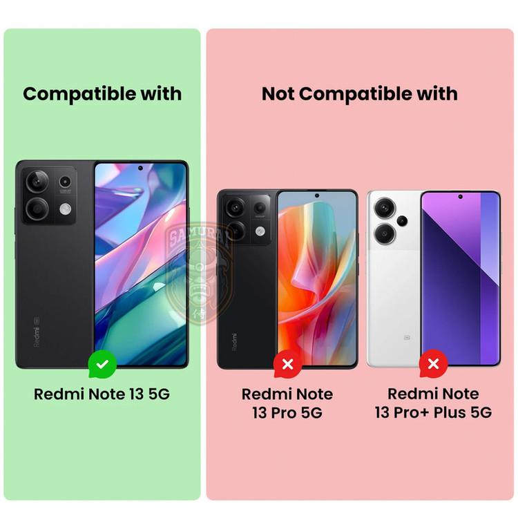 کاور سامورایی مدل AF مناسب برای گوشی موبایل شیائومی Redmi Note 13 5G