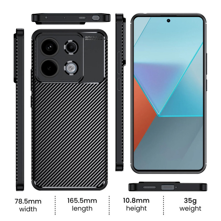 کاور سامورایی مدل AF مناسب برای گوشی موبایل شیائومی Redmi Note 13 5G