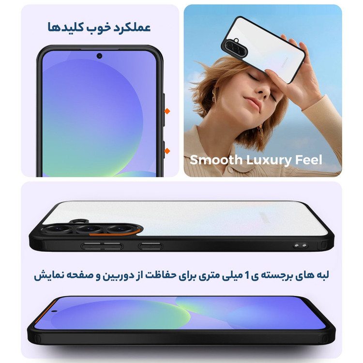 کاور سامورایی مدل Specter مناسب برای گوشی موبایل سامسونگ Galaxy A36 / Galaxy A36 4G