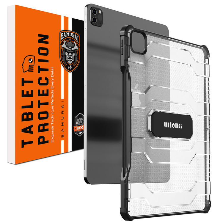 کاور سامورایی مدل Wlons مناسب برای تبلت اپل iPad Air 13 2025 / Air 13 2024 / Pro 12.9 2022 / 2021 / 2020