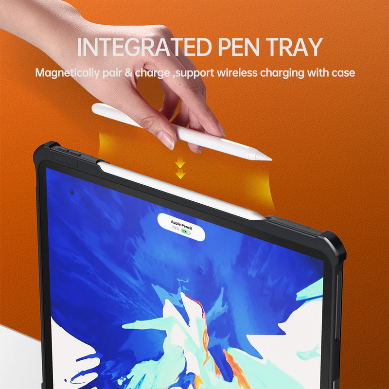 کاور سامورایی مدل Wlons مناسب برای تبلت اپل iPad Air 13 2025 / Air 13 2024 / Pro 12.9 2022 / 2021 / 2020