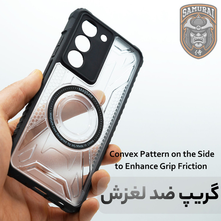 کاور سامورایی مدل Shocksafe مناسب برای گوشی موبایل شیائومی Redmi 15 4G
