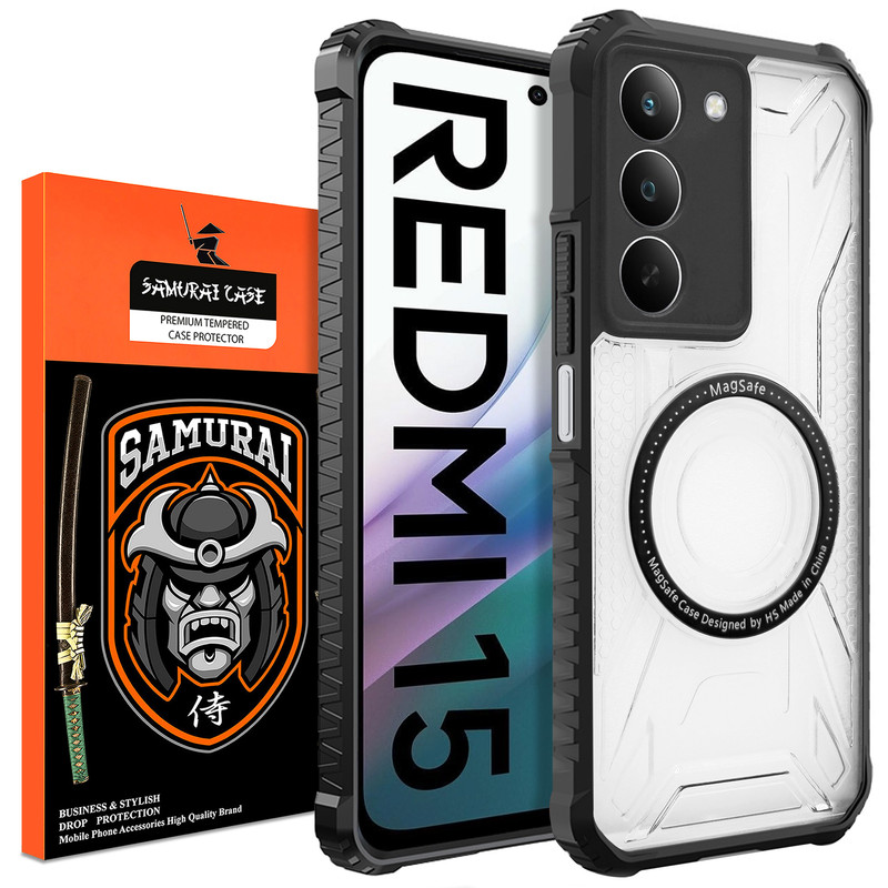 کاور سامورایی مدل Shocksafe مناسب برای گوشی موبایل شیائومی Redmi 15 4G