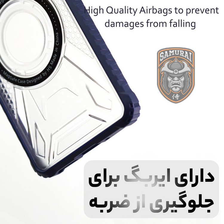 کاور سامورایی مدل Shocksafe مناسب برای گوشی موبایل شیائومی Redmi 15 4G