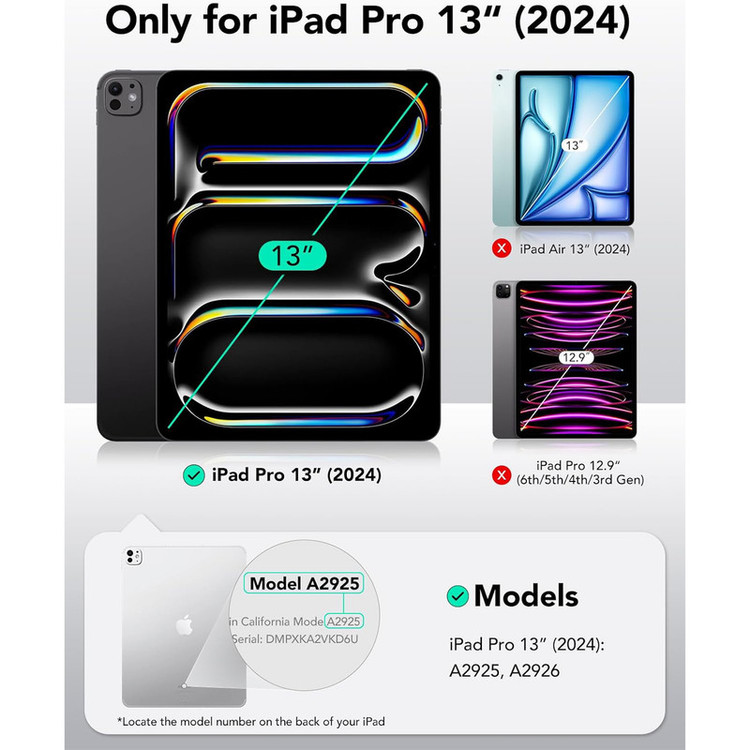 کاور سامورایی مدل Wlons مناسب برای تبلت اپل iPad Pro 13 2024