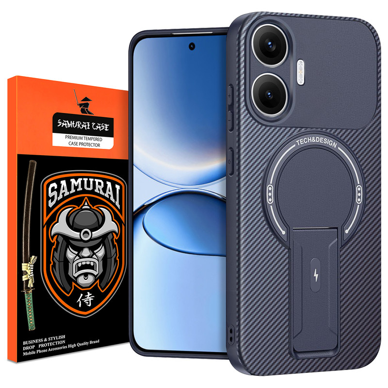 کاور سامورایی مدل Carbon Stand مناسب برای گوشی موبایل شیائومی Poco F7 / Redmi Turbo 4 Pro