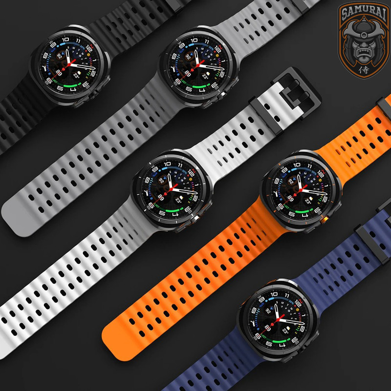 بند سامورایی مدل Fenix مناسب برای ساعت هوشمند سامسونگ Galaxy Watch Ultra 2025