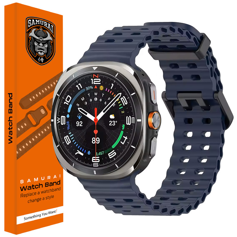 بند سامورایی مدل Fenix مناسب برای ساعت هوشمند سامسونگ Galaxy Watch Ultra 2025