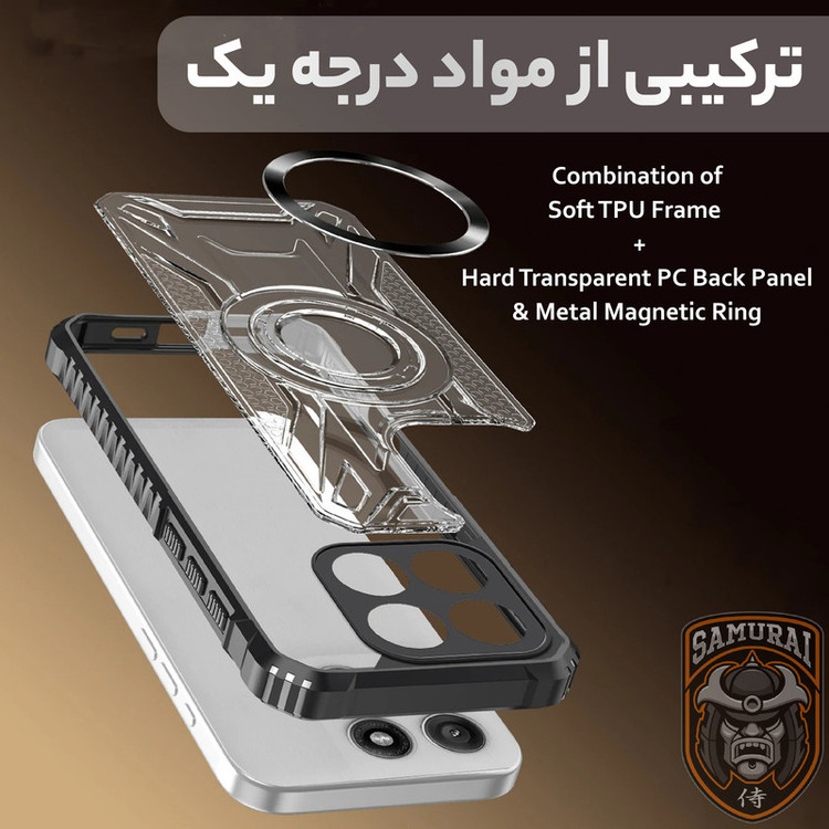 کاور سامورایی مدل Shocksafe مناسب برای گوشی موبایل وان پلاس 13T / 13S