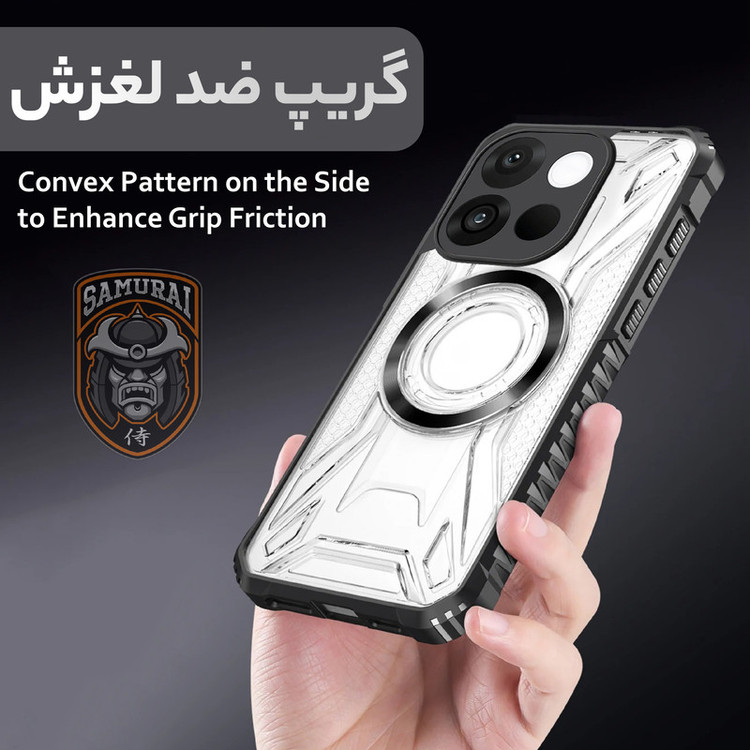 کاور سامورایی مدل Shocksafe مناسب برای گوشی موبایل وان پلاس 13T / 13S