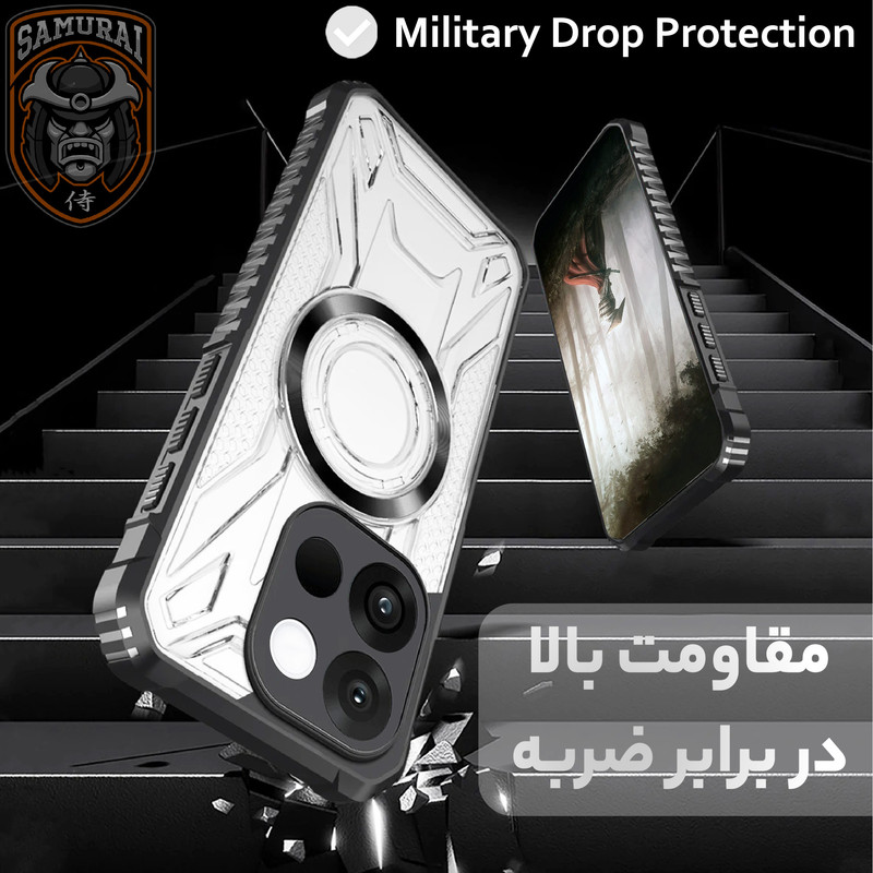 کاور سامورایی مدل Shocksafe مناسب برای گوشی موبایل وان پلاس 13T / 13S