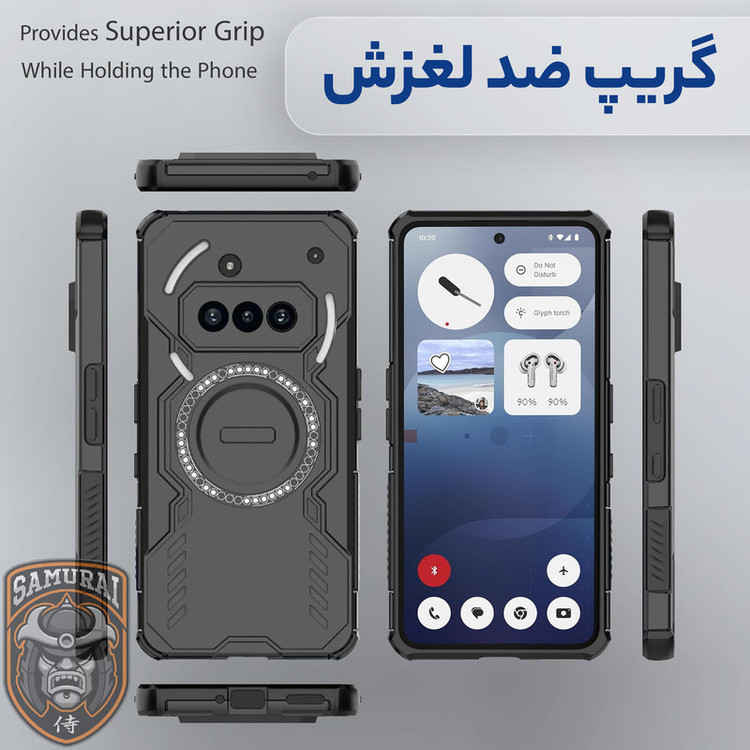 کاور سامورایی مدل Hunter مناسب برای گوشی موبایل ناتینگ فون 3a