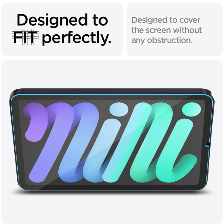 محافظ صفحه نمایش شفاف سامورایی مدل GlastR مناسب برای تبلت اپل iPad Mini 8.3 inch 2024 / iPad Mini 8.3 inch 2021