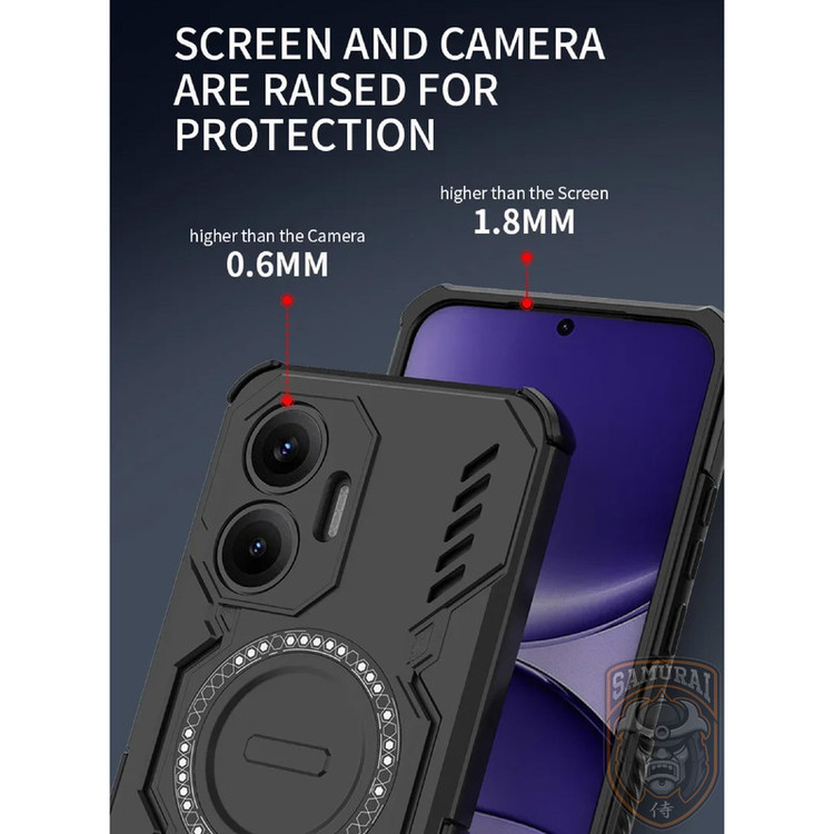 کاور سامورایی مدل Hunter مناسب برای گوشی موبایل شیائومی Poco F7 / Redmi Turbo 4 Pro