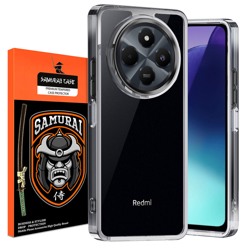 کاور سامورایی مدل Crystal Shield مناسب برای گوشی موبایل شیائومی Redmi 14C / Redmi A4 / Poco C75