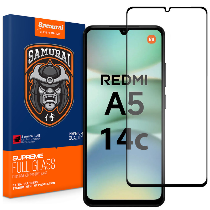محافظ صفحه نمایش سامورایی مدل ovglass مناسب برای گوشی موبایل شیائومی Redmi A5 / Redmi 14C