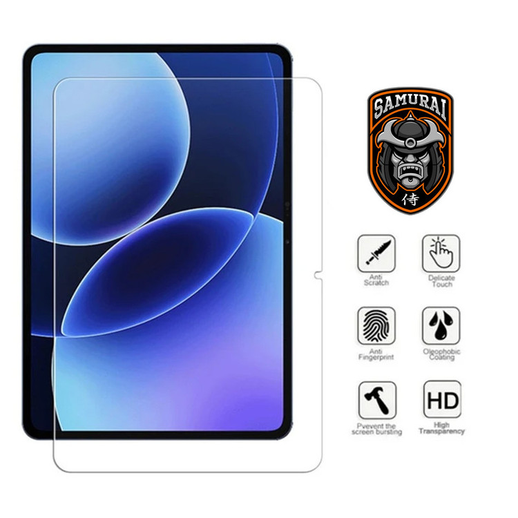 محافظ صفحه نمایش شفاف سامورایی مدل GlastR مناسب برای تبلت شیائومی Pad 8 / Pad 8 Pro