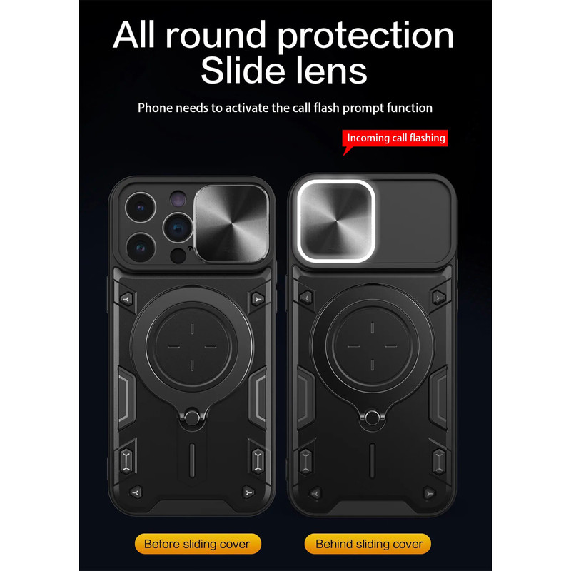 کاور سامورایی مدل Magic Ring مناسب برای گوشی موبایل اپل iPhone 15 Pro Max