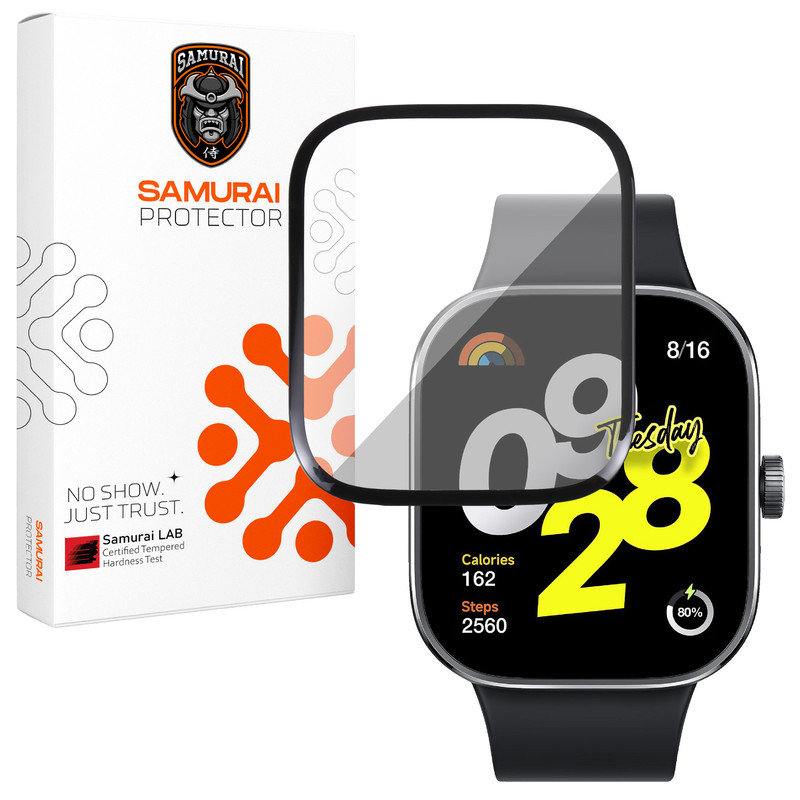 محافظ صفحه نمایش سامورایی مدل Pama مناسب برای ساعت هوشمند شیائومی Redmi Watch 4