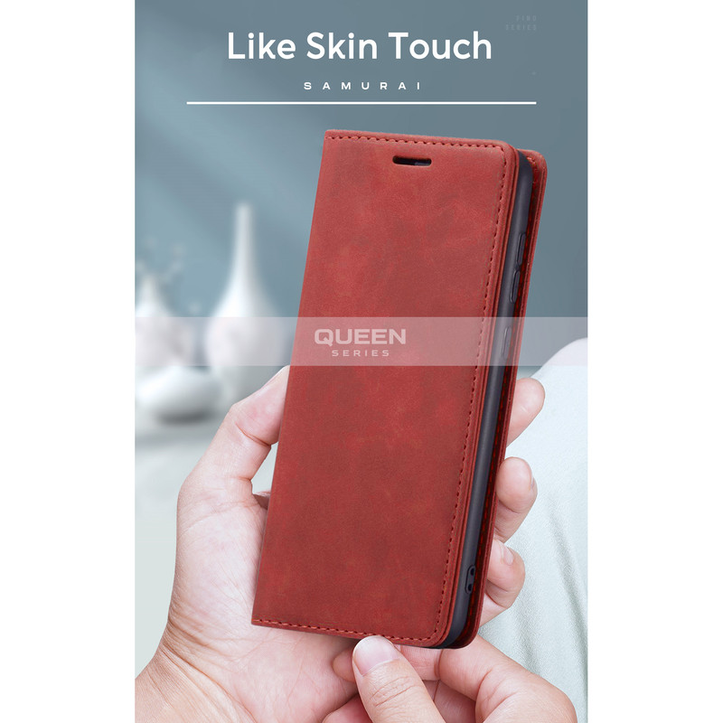 کیف کلاسوری سامورایی مدل Queen مناسب برای گوشی موبایل سامسونگ Galaxy S22 Plus