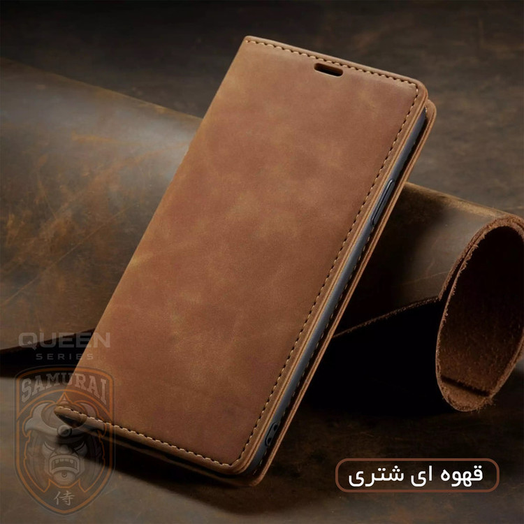 کیف کلاسوری سامورایی مدل Queen مناسب برای گوشی موبایل سامسونگ Galaxy S22 Plus