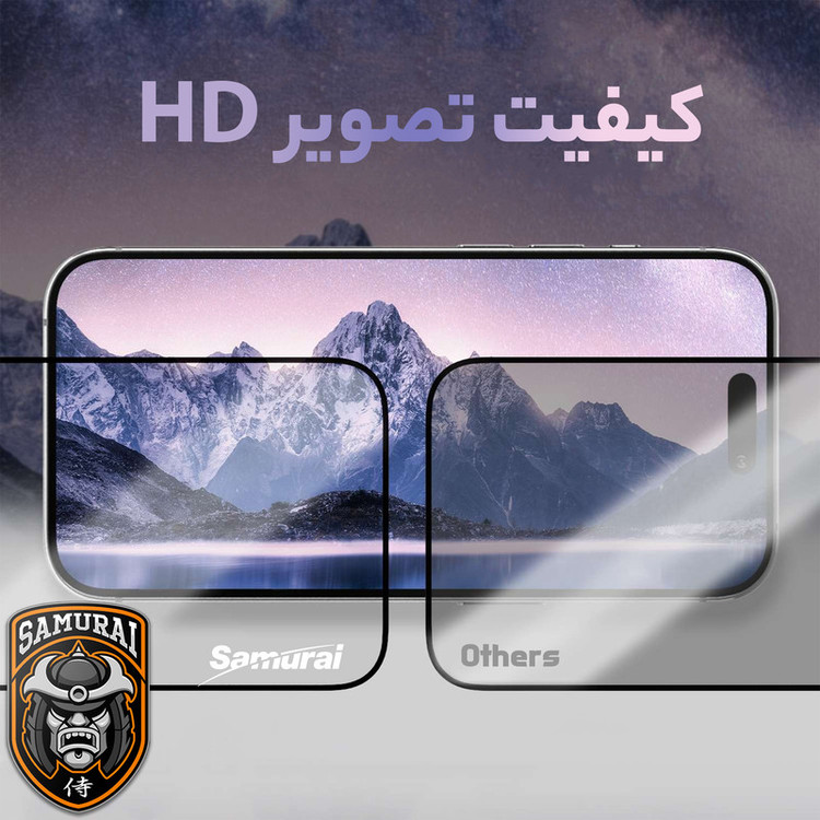 محافظ صفحه نمایش حریم شخصی سامورایی مدل Private مناسب برای گوشی موبایل سامسونگ Galaxy S25 Ultra