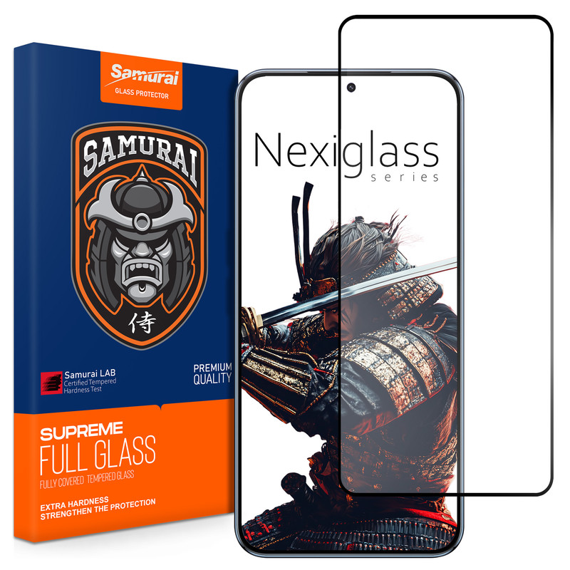 محافظ صفحه نمایش سامورایی مدل Nexiglass مناسب برای گوشی موبایل آنر X9c Smart