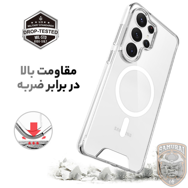کاور سامورایی مدل Akio مناسب برای گوشی موبایل سامسونگ Galaxy S26 Ultra