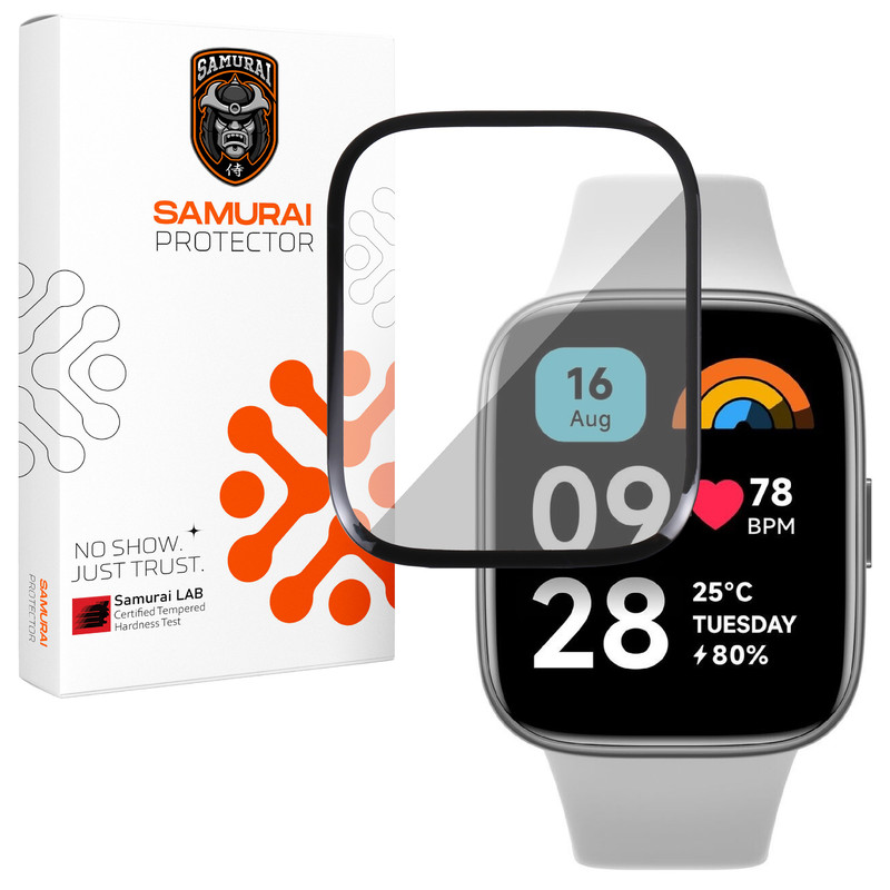 محافظ صفحه نمایش سامورایی مدل Pama مناسب برای ساعت هوشمند شیائومی Redmi Watch 3