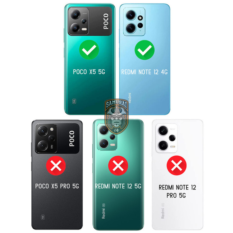 کاور سامورایی مدل Specter مناسب برای گوشی موبایل شیائومی Redmi Note 12 China / Global / Poco X5