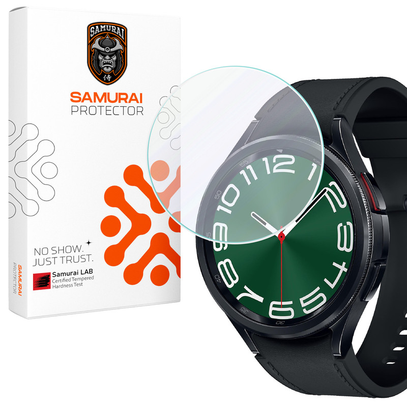 محافظ صفحه نمایش سامورایی مدل Hanzo مناسب برای ساعت هوشمند سامسونگ Galaxy Watch 6 Classic 47mm