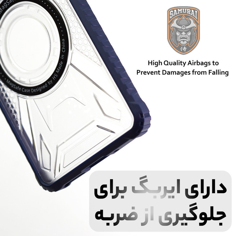 کاور سامورایی مدل Shocksafe مناسب برای گوشی موبایل آنر X7d / آنر 400 Smart