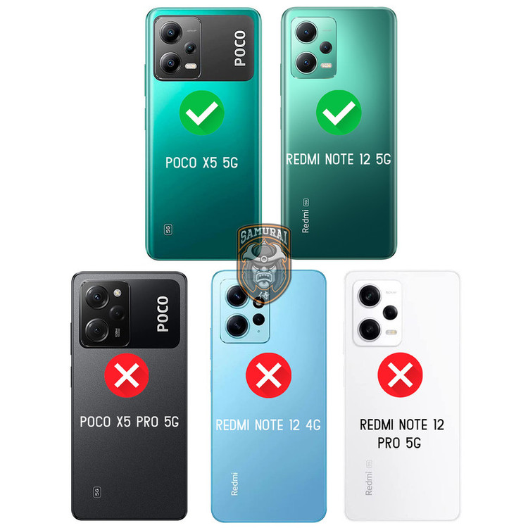 کاور سامورایی مدل Magic Ring مناسب برای گوشی موبایل شیائومی Redmi Note 12 5G / Poco X5 5G