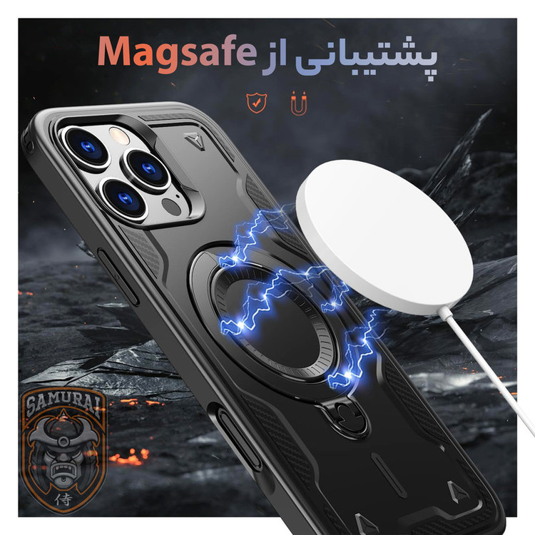 کاور سامورایی مدل Standra مناسب برای گوشی موبایل اپل iPhone 16 Pro