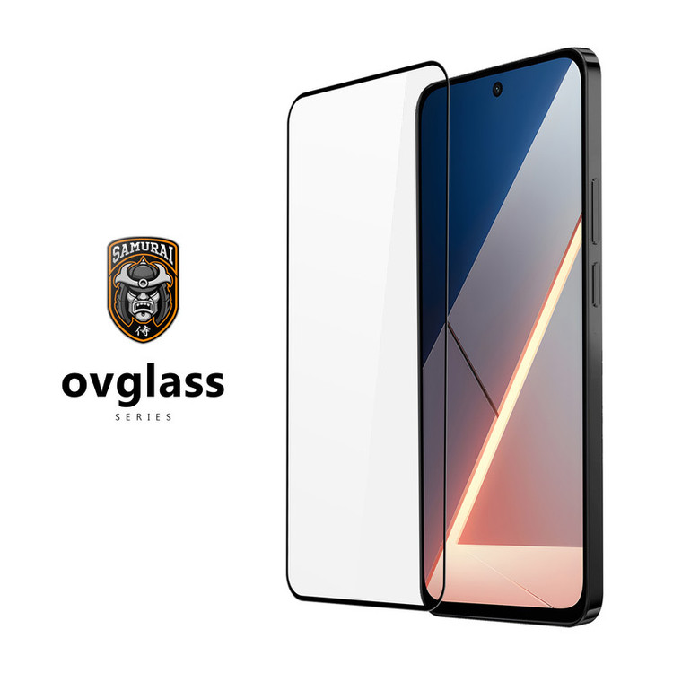 محافظ صفحه نمایش سامورایی مدل ovglass مناسب برای گوشی موبایل شیائومی Poco M7 4G