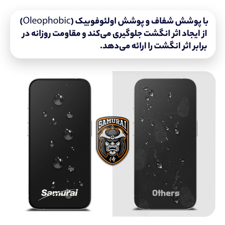 محافظ صفحه نمایش سامورایی مدل Invisiglass مناسب برای گوشی موبایل ناتینگ Phone 3a Lite