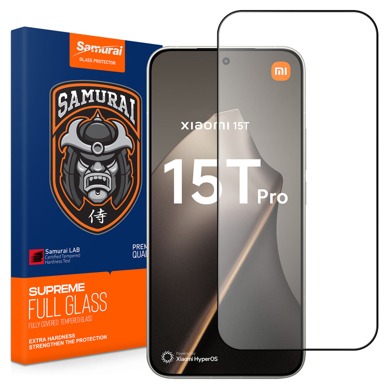 محافظ صفحه نمایش سامورایی مدل ovglass مناسب برای گوشی موبایل شیائومی 15T / 15T Pro