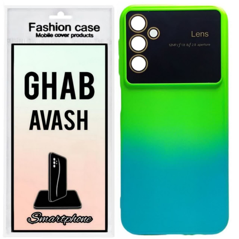 کاور قاب آوش طرح آبرنگی مدل سیلیکونی کد 003AB مناسب برای گوشی موبایل سامسونگ GALAXY A24