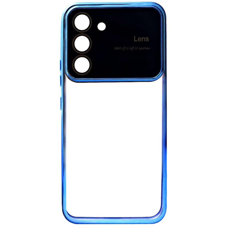 کاور قاب آوش طرح لنس مدل شفاف کد 03 مناسب برای گوشی موبایل سامسونگ GALAXY A34