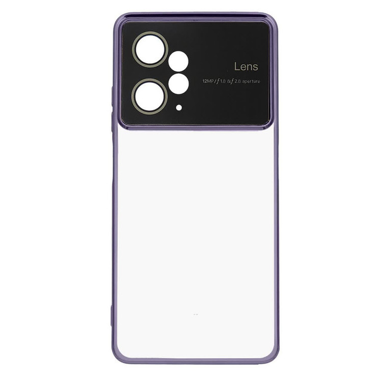 کاور قاب آوش طرح لنس مدل شفاف 04 مناسب برای گوشی موبایل شیائومی REDMI NOTE12 4G